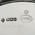 1899年 英国アンティーク 純銀製サルヴァ カードトレイ 直径22cm 315g Mappin Brothers